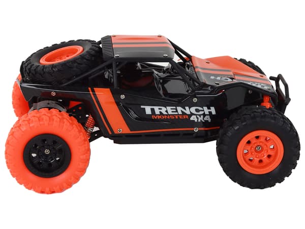 Kauko-ohjattu maastoauto R/C 1:24 oranssi