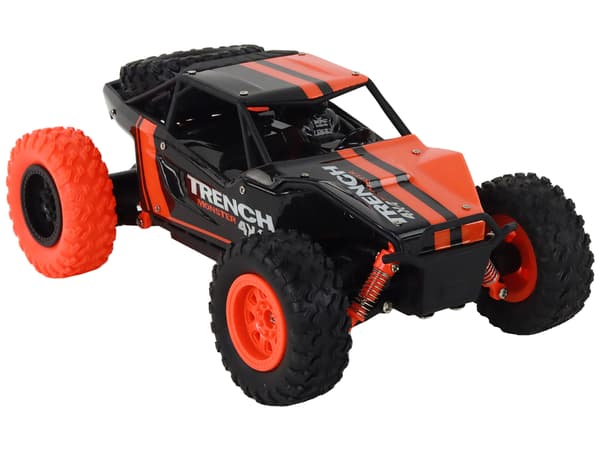 Kauko-ohjattu maastoauto R/C 1:24 oranssi