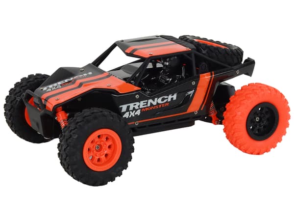 Kauko-ohjattu maastoauto R/C 1:24 oranssi
