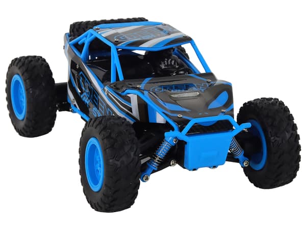 Fjernstyret terrængående bil R/C 1:24 Blå