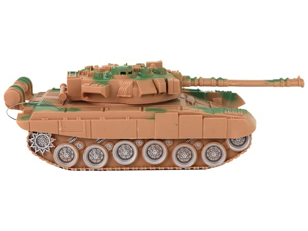 R/C Tank Fjärrstyrda Lampor Ljud Sand 1:18 27MHz
