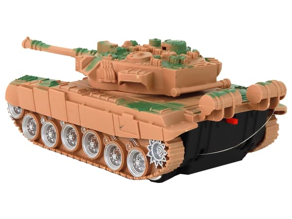 R/C Tank Fjärrstyrda Lampor Ljud Sand 1:18 27MHz