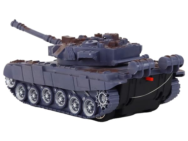 R/C Tank Fjärrkontrollerad Ljud Ljud Marinblå 1:18 27MHz