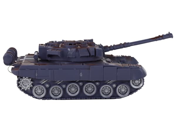 R/C Tank Fjärrkontrollerad Ljud Ljud Marinblå 1:18 27MHz