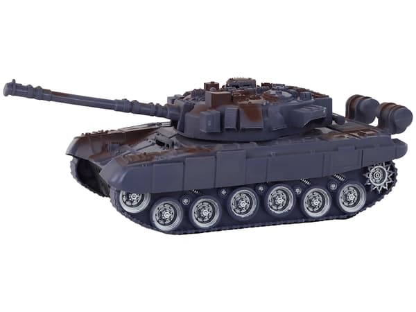 R/C Tank Fjärrkontrollerad Ljud Ljud Marinblå 1:18 27MHz