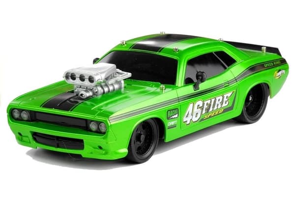 Kauko-ohjattu auto 1:16 R/C Kaukosäädin 27 Vihreä
