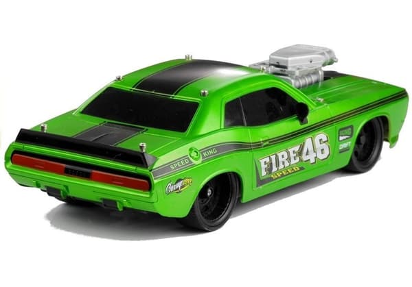 Kauko-ohjattu auto 1:16 R/C Kaukosäädin 27 Vihreä