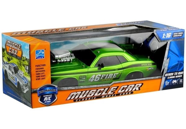Kauko-ohjattu auto 1:16 R/C Kaukosäädin 27 Vihreä