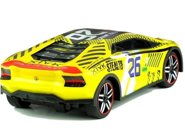 Kaukosäädin Urheiluauton kaukosäädin R/C Keltainen