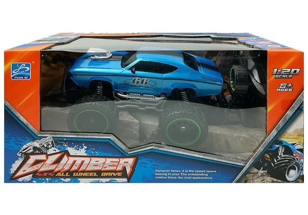 Kaukosäädin Car R/C 6,5 km/h High Wheels Blue