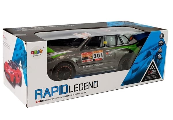 Kaukosäädin auto 1:10 2.4G harmaa