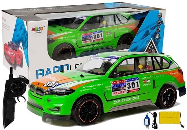 Kaukosäädin Auto 1:10 2.4G Vihreä