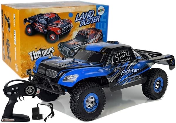 Fjernbetjent bil FY-01 4x4 Pick Up 1:12 R/C 40 km/t Blå
