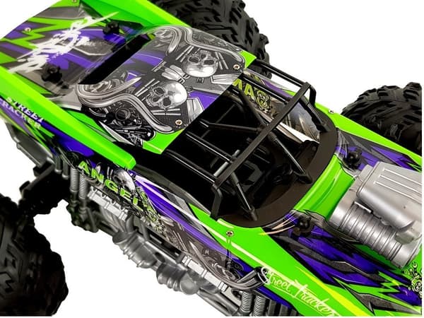 Off-Road Fjärrstyrd Bil 1:14 2.4G RC Green Big Wheels