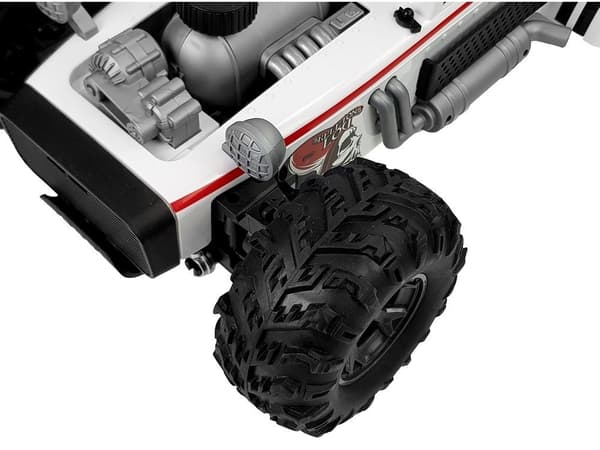 Fjernstyret Car Buggy 1:12 2,4G Hvid 20 km/t Steam