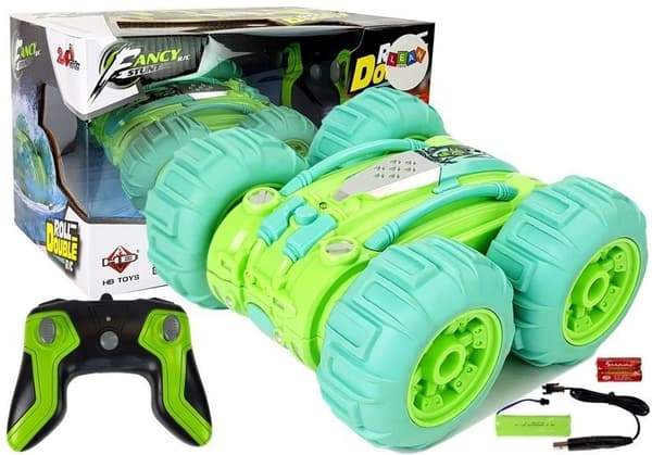 Kaksipuolinen kauko-ohjattu Amphibian Green 1:24