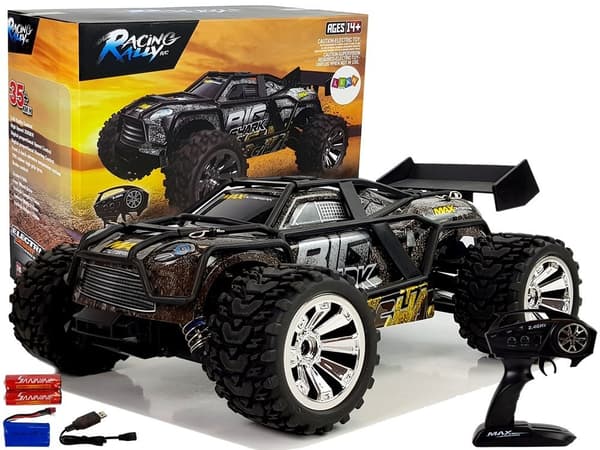 Auto Off-Road fjernbetjening Brun Gul 2,4G 1:18 35 km/t Hastighedskontrol