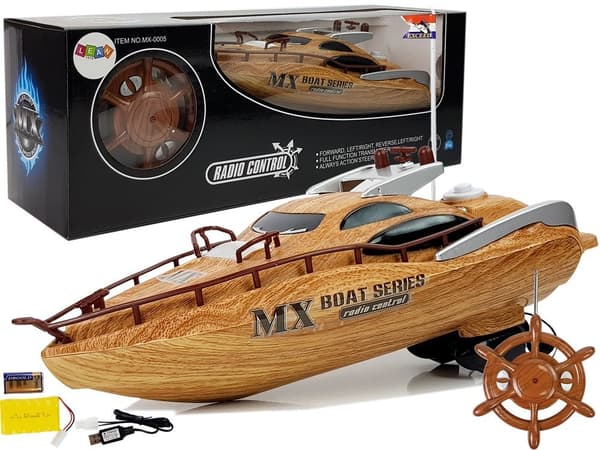 Boat Motorboat R/C 27Mh kauko-ohjattu peräsin Kaukosäätimen kantama 40 m
