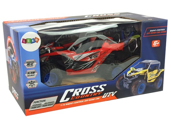 Off-Road Cross Country -auton kauko-ohjattu 27 MHz punainen