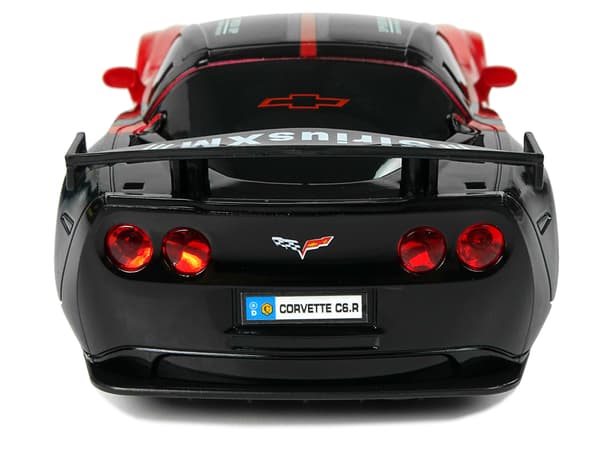 Sportbil R/C 1:24 Corvette C6.R Röda 2,4 G-ljus