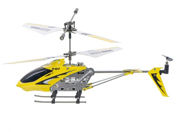 SYMA S107G fjernstyret RC helikopter, gul