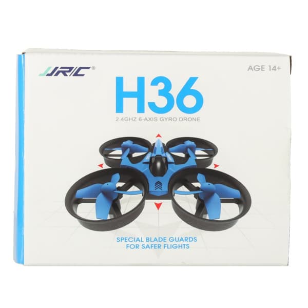 JJRC H36 mini RC drone 2,4GHz 4CH 6 akset blå