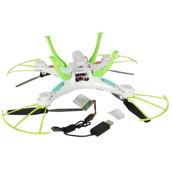 Syma X5HW RC drönare, FPV-kamera, WiFi 2,4GHz, vit