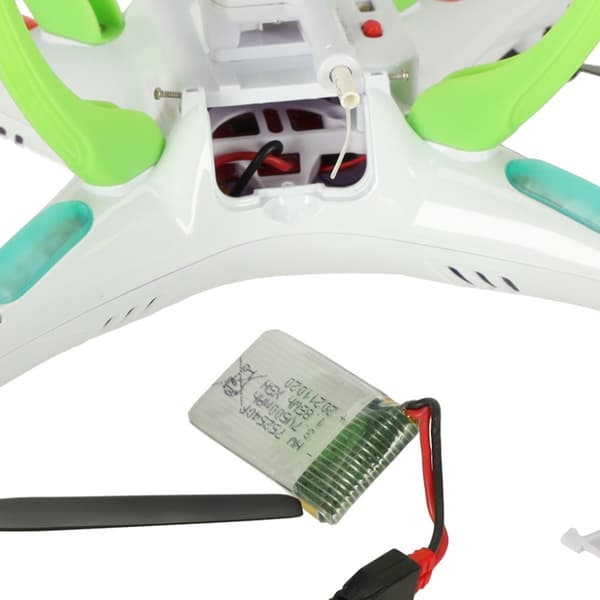 Syma X5HW RC drönare, FPV-kamera, WiFi 2,4GHz, vit
