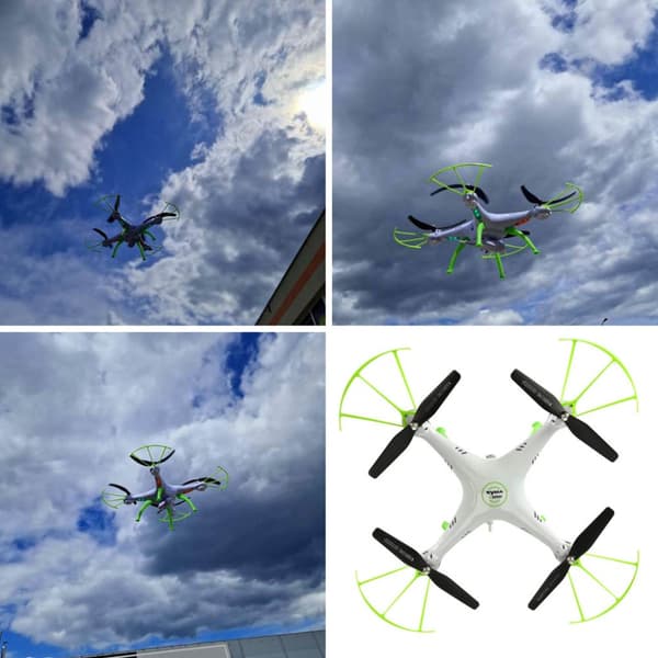 Syma X5HW RC drönare, FPV-kamera, WiFi 2,4GHz, vit