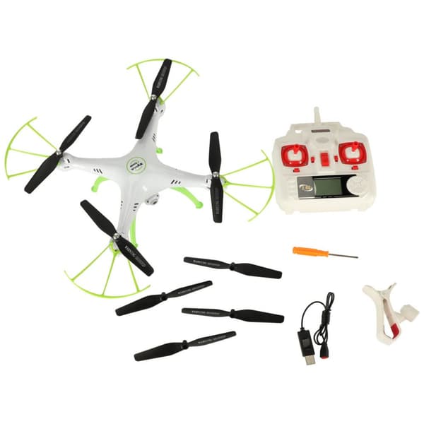 Syma X5HW RC drone, FPV kamera, WiFi 2,4GHz, hvid