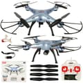 Miniatyrbild 1 av 10: Syma X5HW RC drönare, FPV-kamera, WiFi 2,4GHz, blå