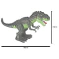 Miniatyrbild 10 av 10: Den elektroniska T-REX-dinosaurien går och vrålar grönt