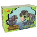 Miniatyrbild 1 av 10: Den elektroniska T-REX-dinosaurien går och vrålar grönt