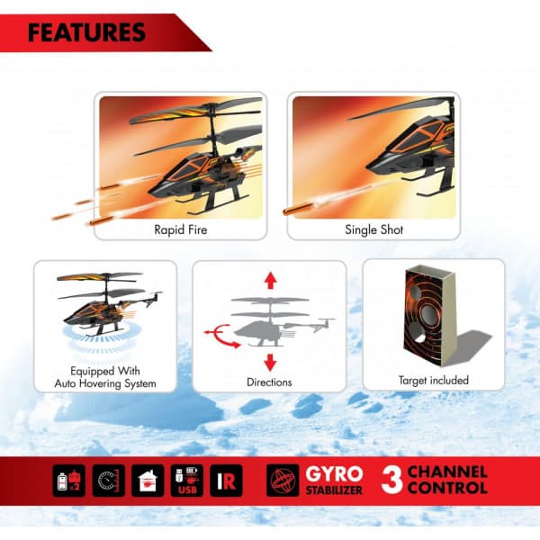 Flybotic Hover Blast - kauko-ohjattava helikopteri