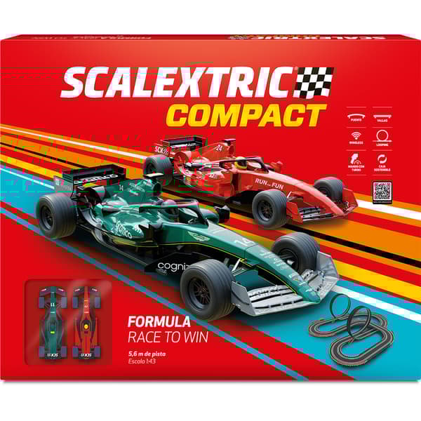 Scalextric Fórmula Race To Win Compact Set Bil