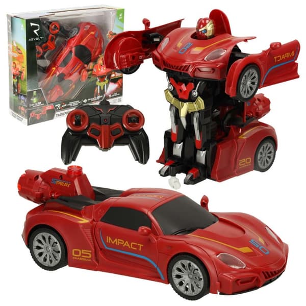 Fjernstyret transformerbil Revolt TRANSFORMERENDE ROBOT RACER