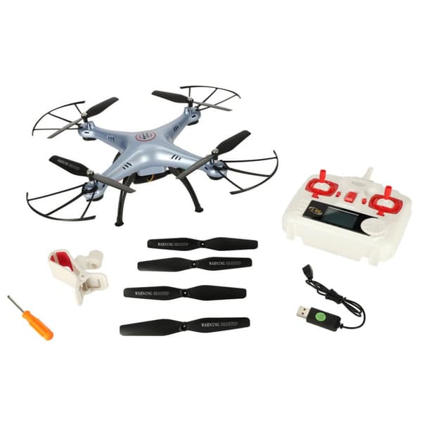 Syma X5HW RC drone, FPV-kamera, WiFi 2.4GHz, sininen