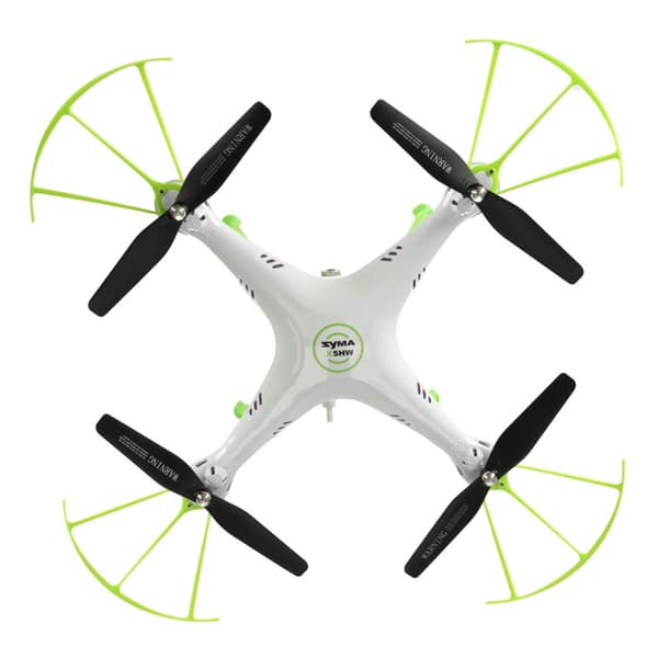 Syma X5HW RC drönare, FPV-kamera, WiFi 2,4GHz, vit