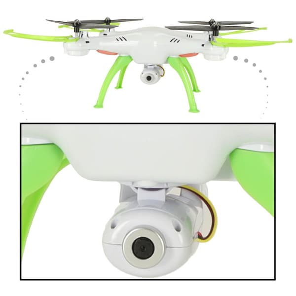 Syma X5HW RC drönare, FPV-kamera, WiFi 2,4GHz, vit