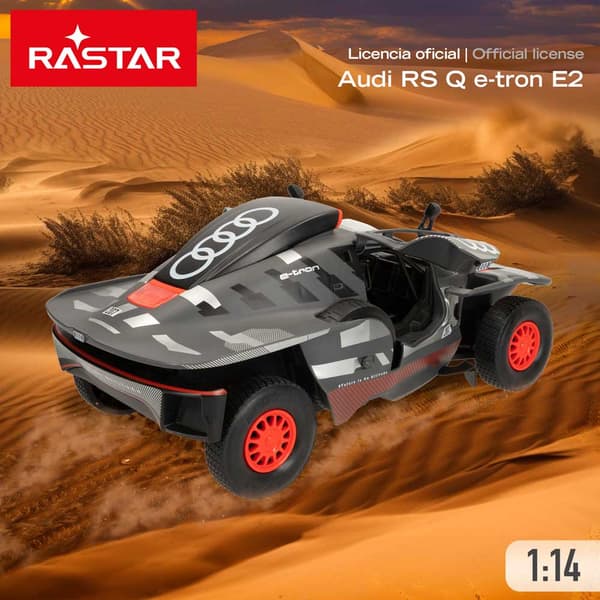 Rastar Dakar Winner 24 Audi Rs Q E-tron E2 Sainz 1:14 Radiostyrd Bil