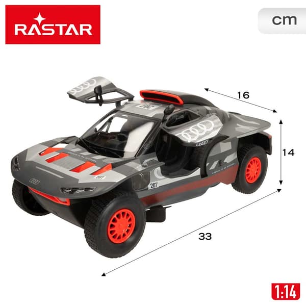 Rastar Dakar Winner 24 Audi Rs Q E-tron E2 Sainz 1:14 Radiostyrd Bil