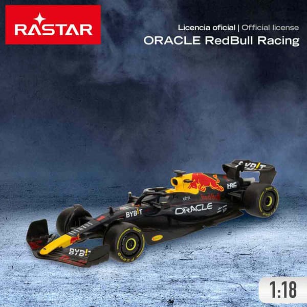 Rastar F1 Oracle Red Bull Racing Rb18 1:18 Radiostyret Bil