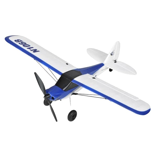 RC-lentokone, 450 mm siipiväli, kestävä EPP-vaahdosta valmistettu rakenne,Sininen RTF-versio
