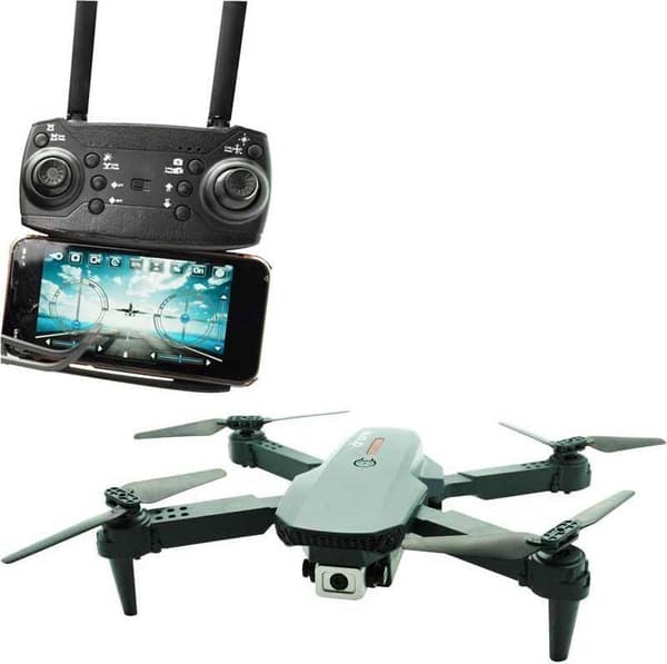 Original Gear4Play Radiostyrd Drönare Vikbar med Väska RC118G - Svart