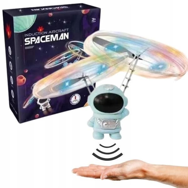 FLYGANDE ASTRONAUT UFO INFRARÖD FJÄRRKONTROLL HANDSTYRD LEKSAKS USB