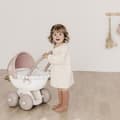 Miniatyrbild 5 av 9: SMOBY Baby Nurse Djup Dockvagn med Plastkåpa