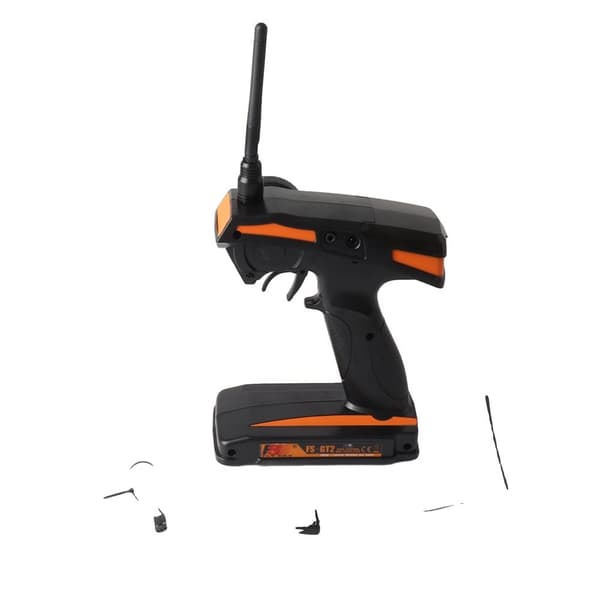 RC Sender og Modtager Sæt, 2.4GHz Frekvens, 2CH Sender, 3CH Modtager