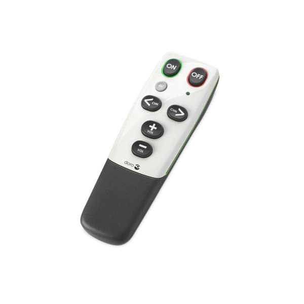 doro HandleEasy Universal Fjärrkontroll Silver, Svart