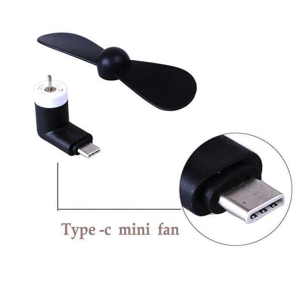 USB-C blæser - sort