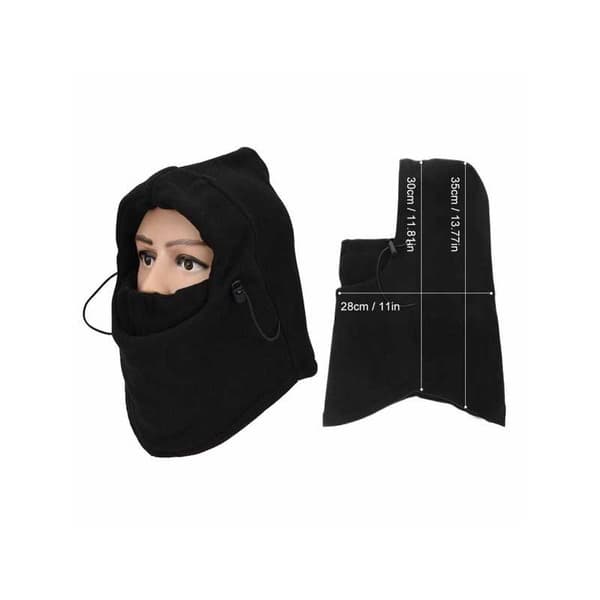 Balaklava Ski Mask Black Fleece